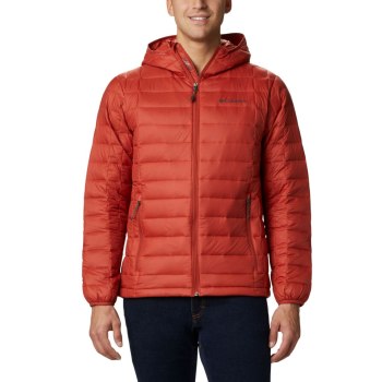 Columbia Muške Jakne - Voodoo Falls 590 TurboDown Hooded Puffer Crvene | AXKC-07453